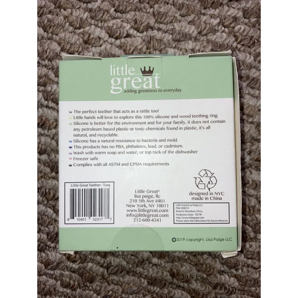 The Aristide Teether & The Windsor Teether. New In Box